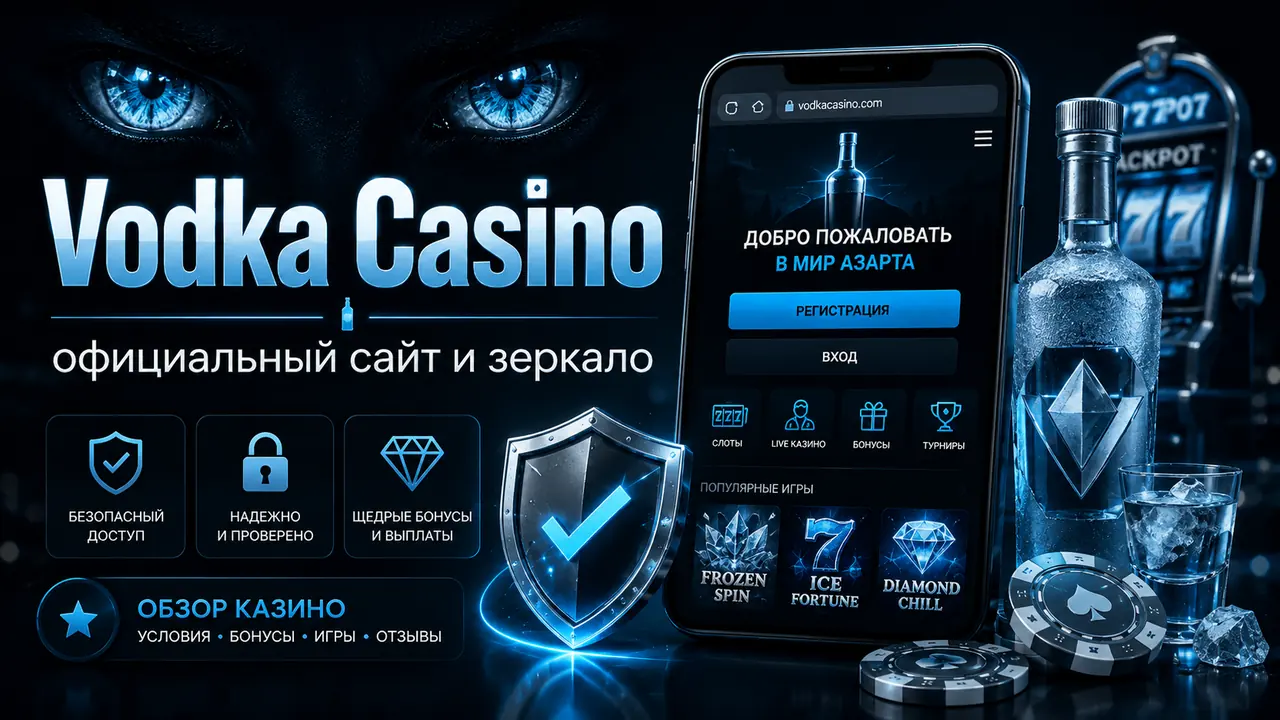 Vodka Casino официальный сайт и зеркало на сегодня