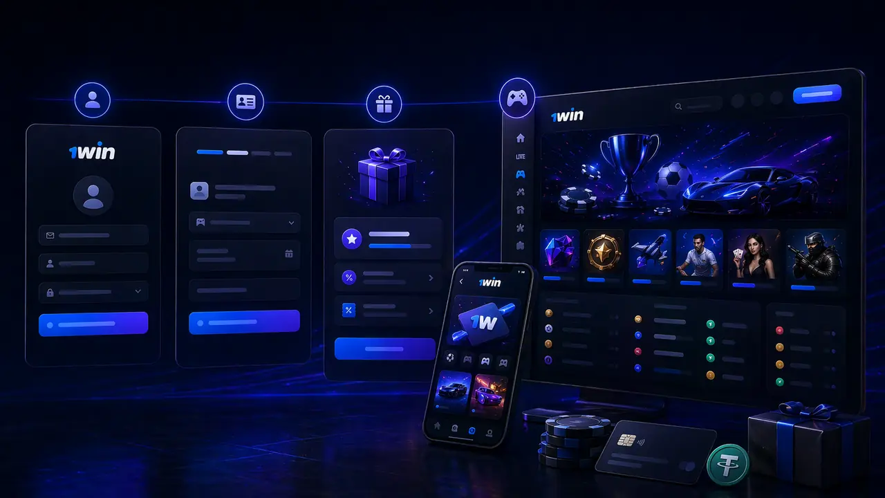 Как зарегистрироваться в 1WIN